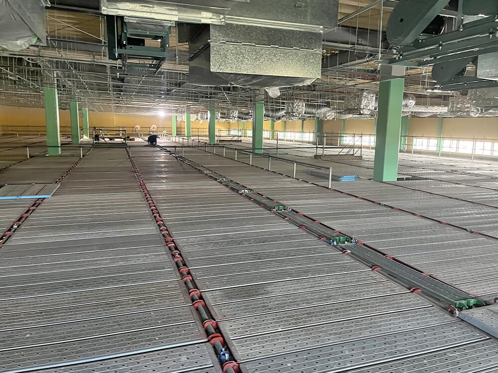 くさび緊結足場（棚足場）画像